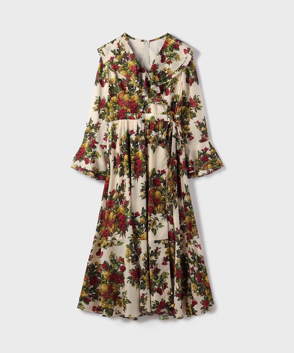 GRACE CONTINENTAL ボタニカルベリープリントワンピース 