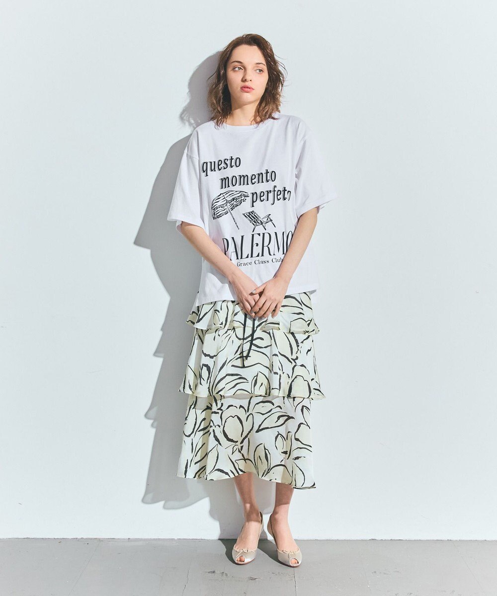 GRACE CONTINENTAL リゾートビーチTシャツ 