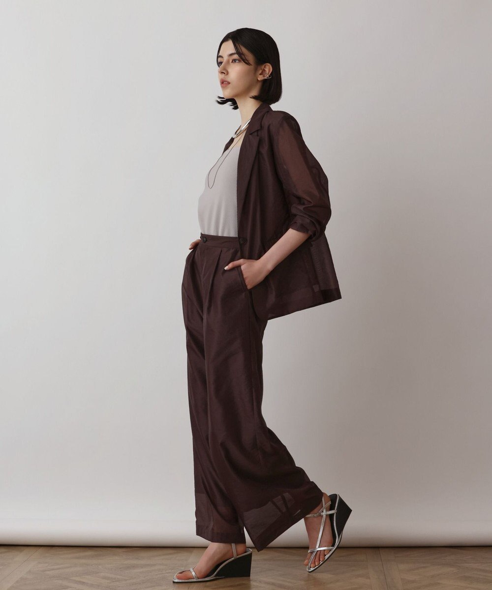 GRACE CONTINENTAL ブライトシアーパンツ 