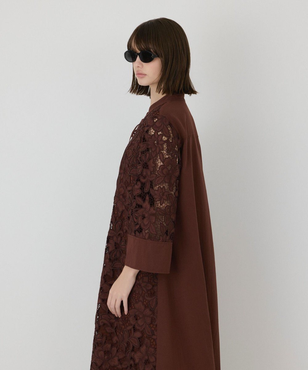 GRACE CONTINENTAL カットワークAラインワンピース 