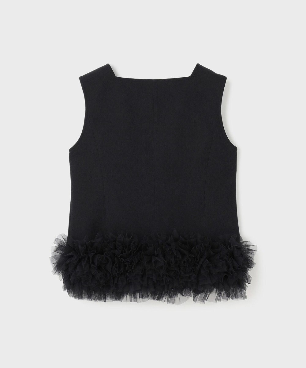 GRACE CONTINENTAL チュールヘムカットトップ 