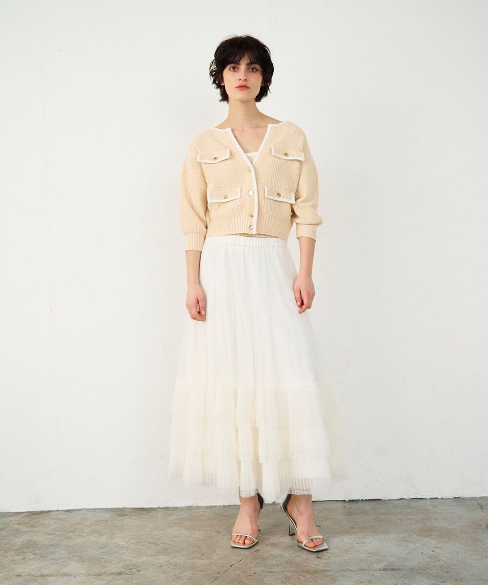 GRACE CONTINENTAL ボリュームチュールスカート 