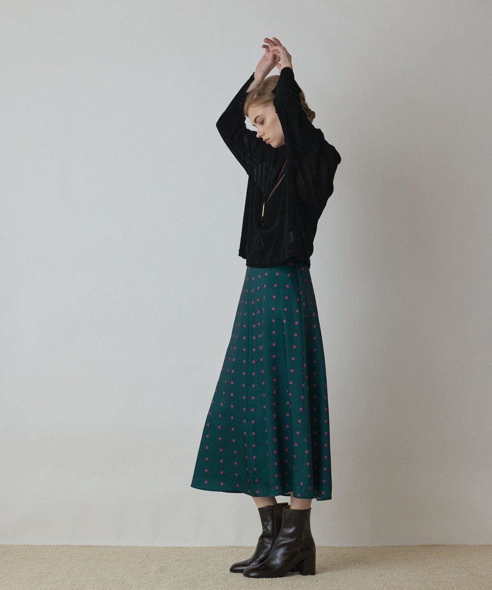 GRACE CONTINENTAL ドットスカート 