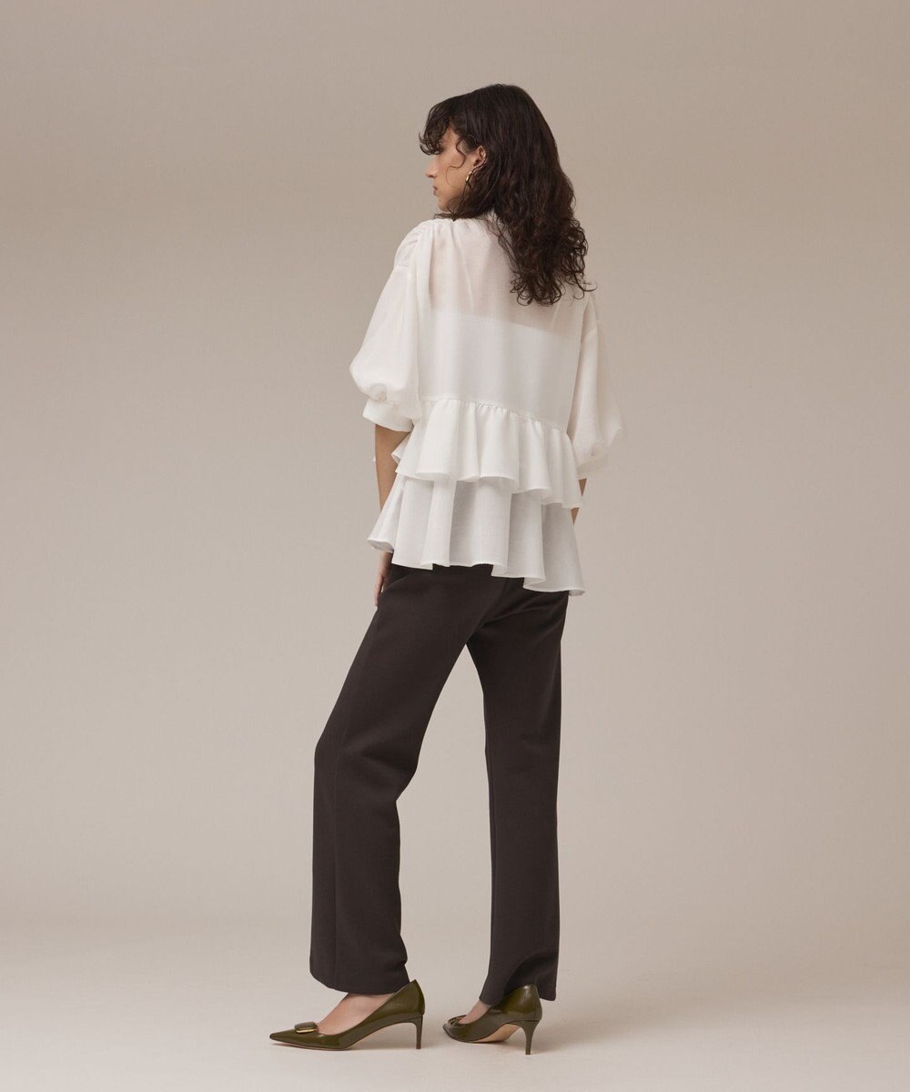 GRACE CONTINENTAL フレアカットパンツ 