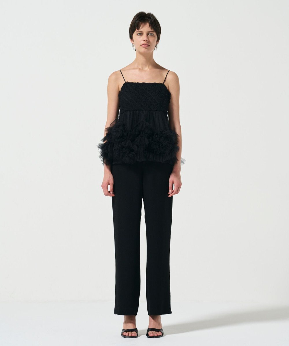 GRACE CONTINENTAL チュールフリルキャミソール 