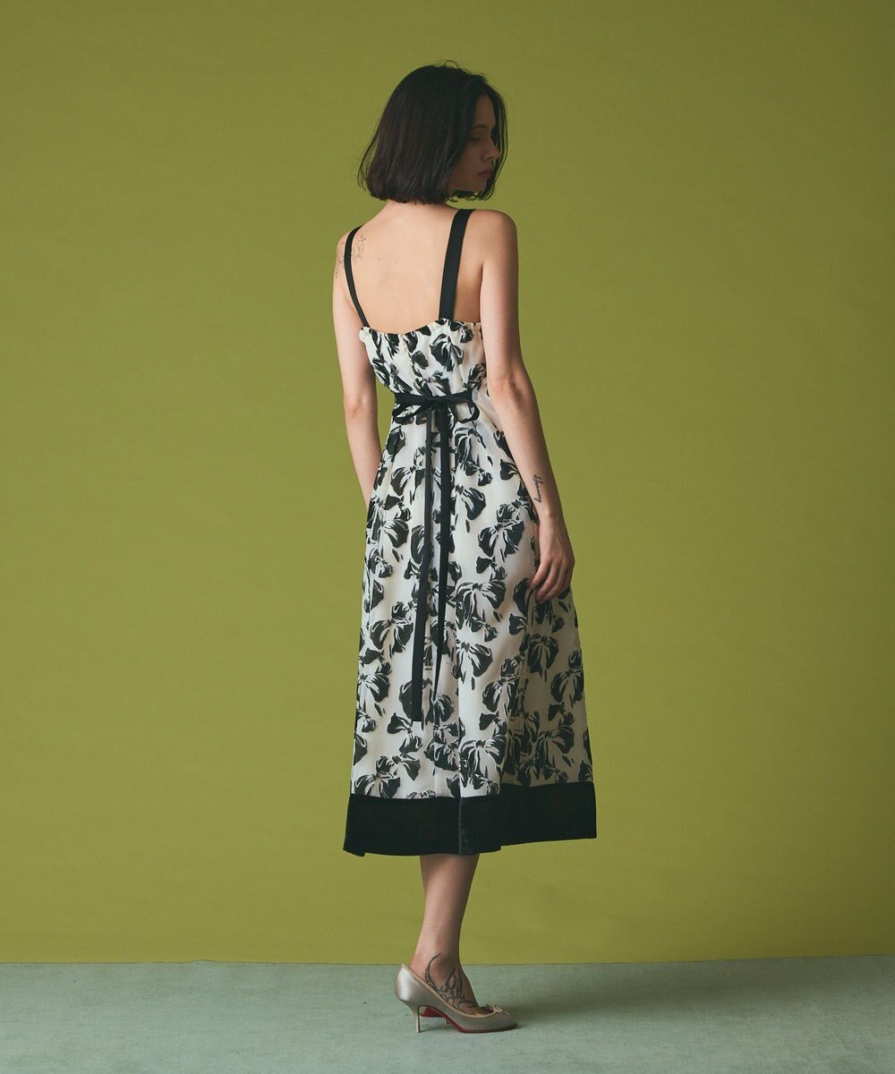 GRACE CONTINENTAL リボンオパールドレス 