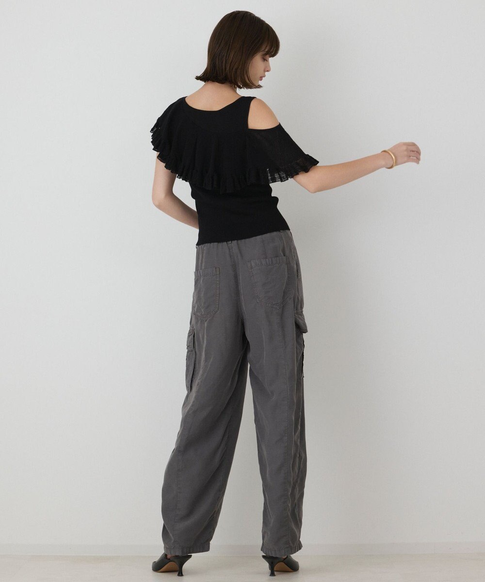 GRACE CONTINENTAL ツイルカーゴパンツ 