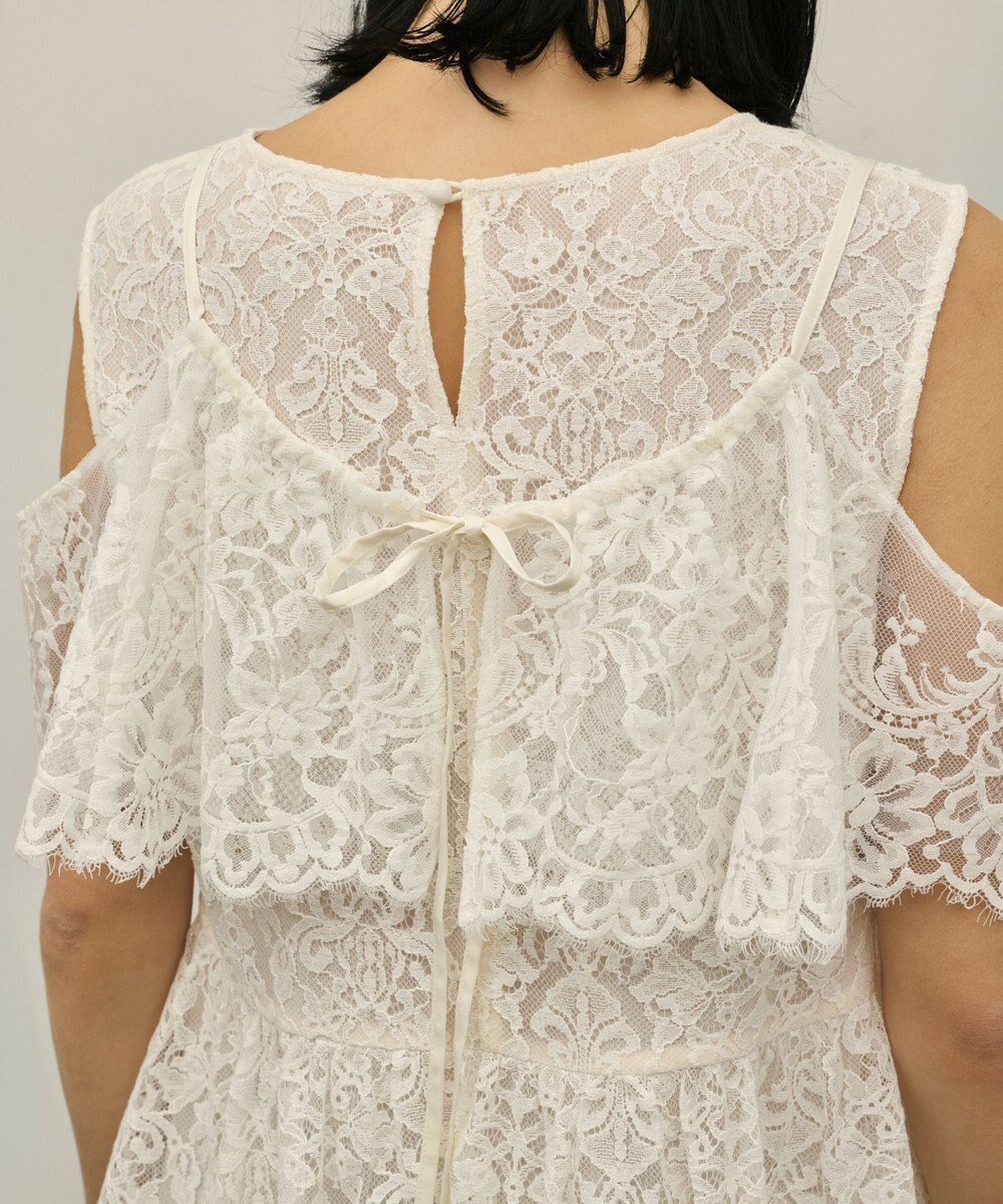 GRACE CONTINENTAL レイヤードレーストップ 