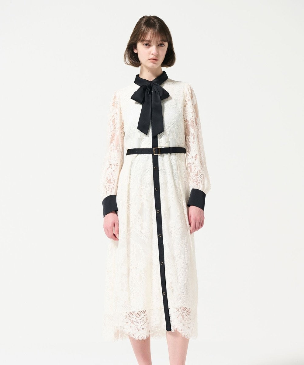 GRACE CONTINENTAL コードレースシャツドレス