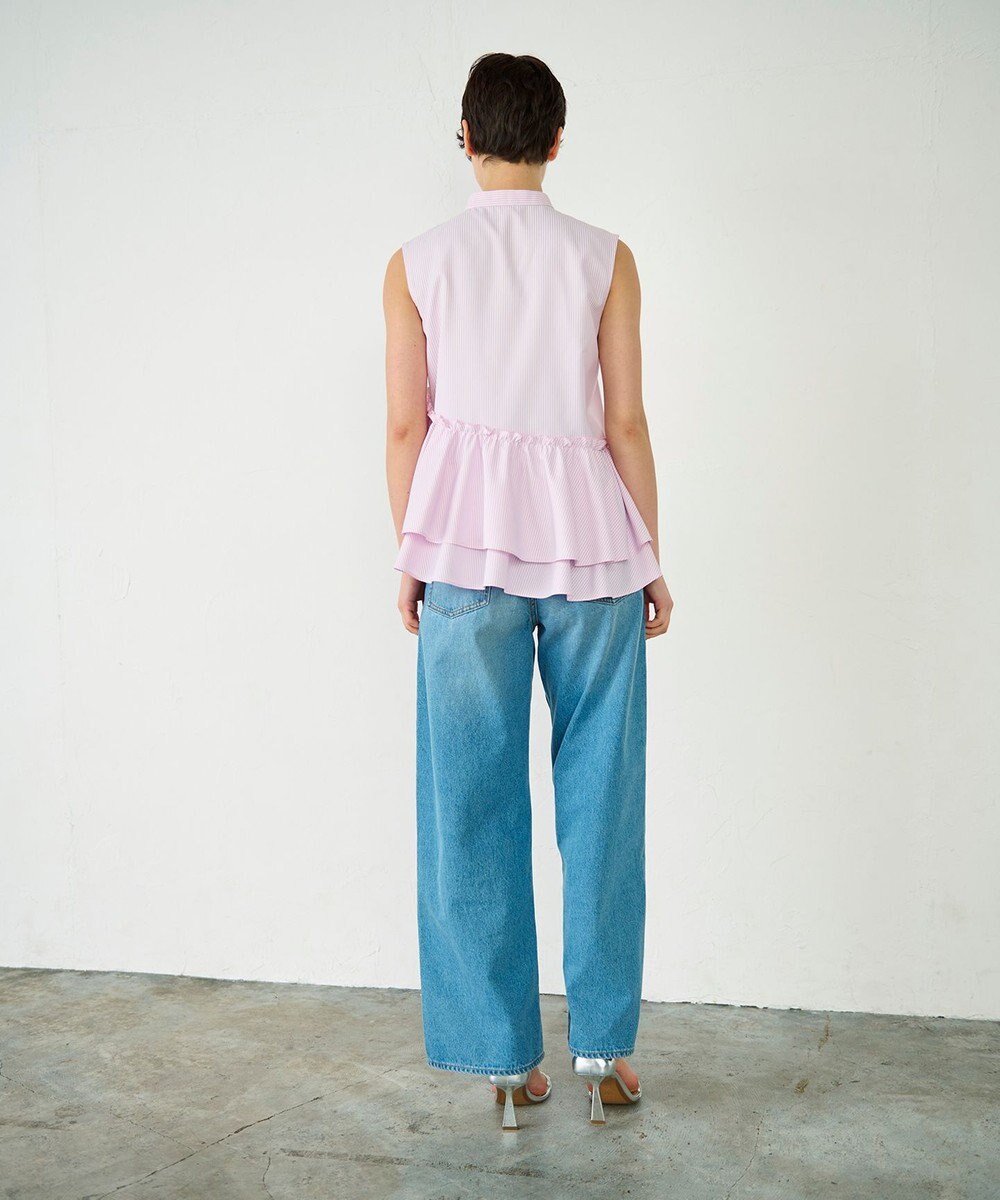 GRACE CONTINENTAL ヘムフリルノースリーブ 