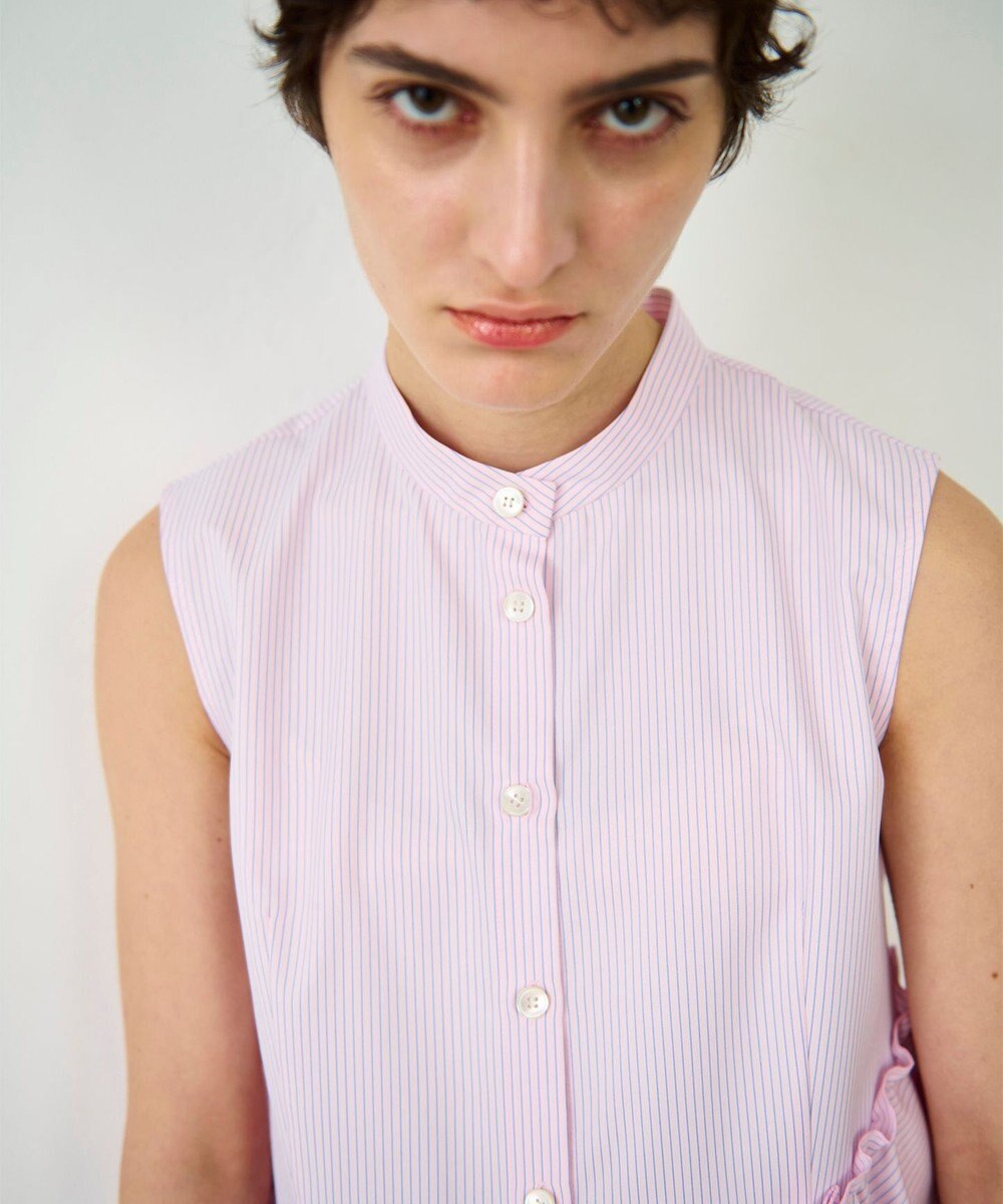 GRACE CONTINENTAL ヘムフリルノースリーブ 