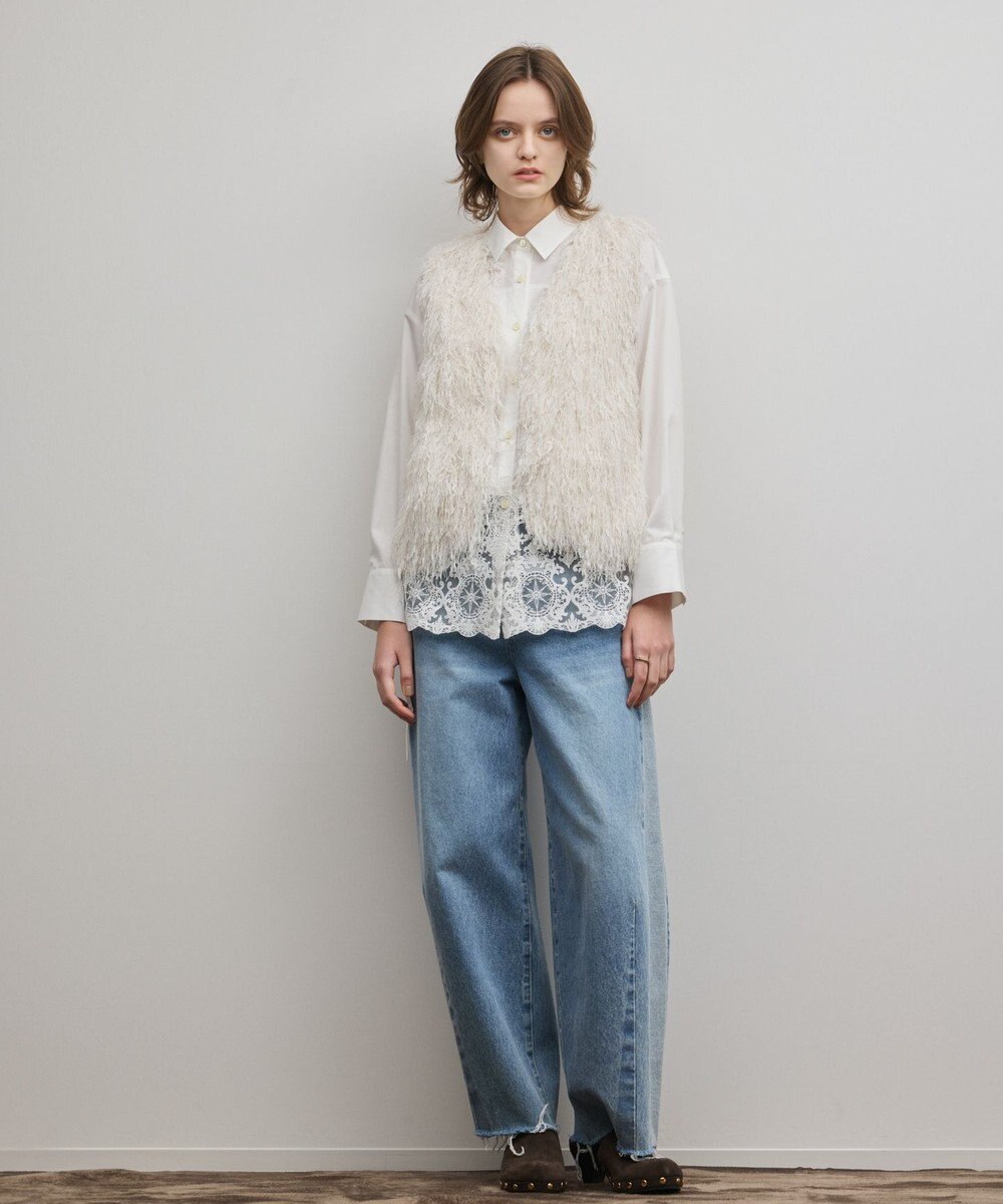 GRACE CONTINENTAL フリンジベスト 