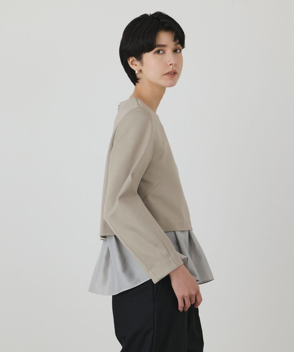 GRACE CONTINENTAL シアーフレアカットトップ 