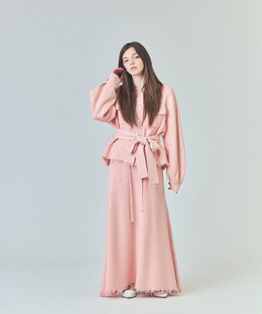 GRACE CONTINENTAL ミラノリブロングスカート