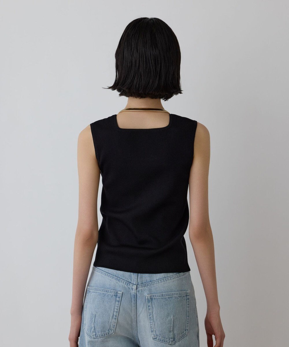 GRACE CONTINENTAL ブライトニットノースリーブ 