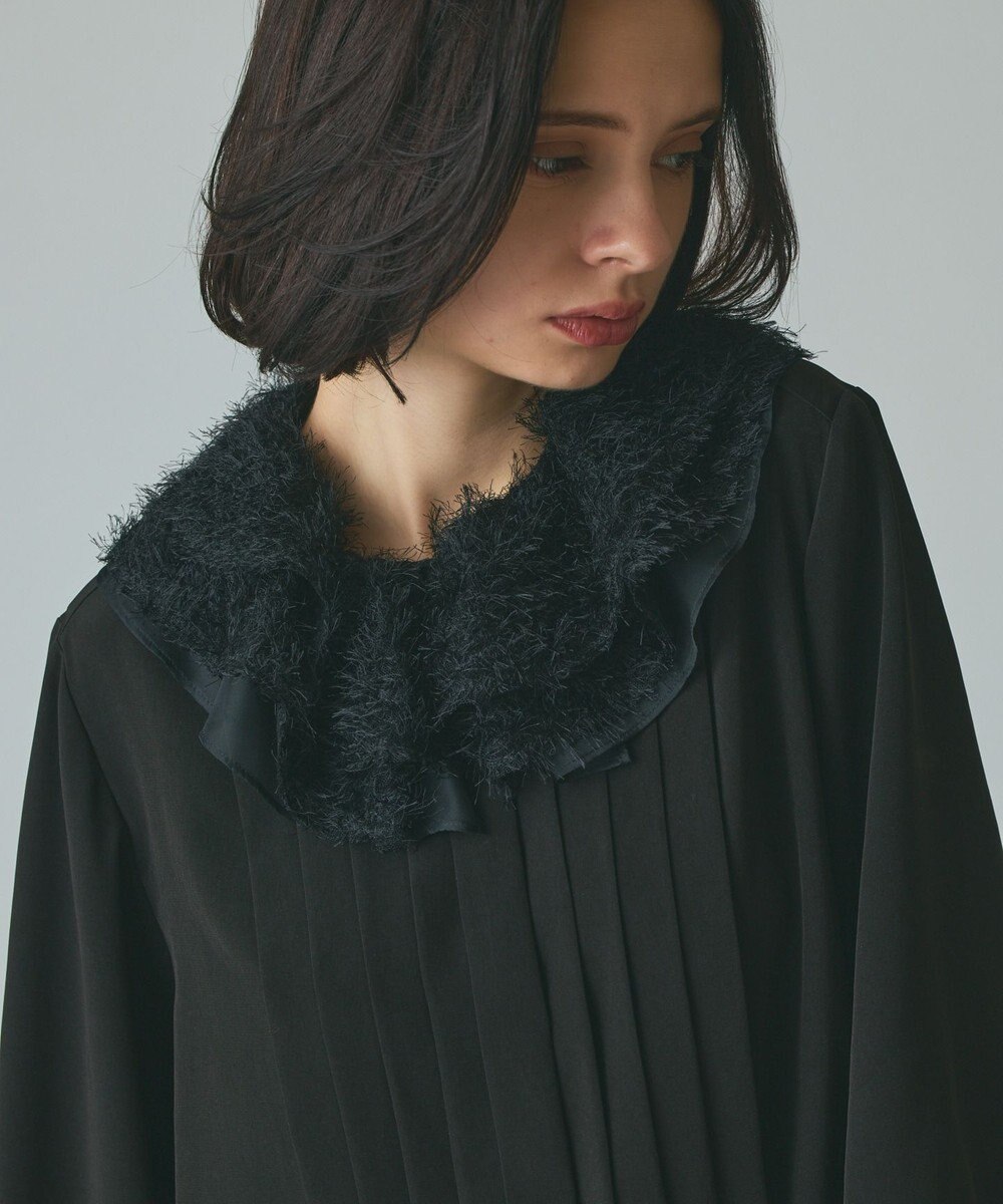 GRACE CONTINENTAL フェザーチュールカラーブラウス 