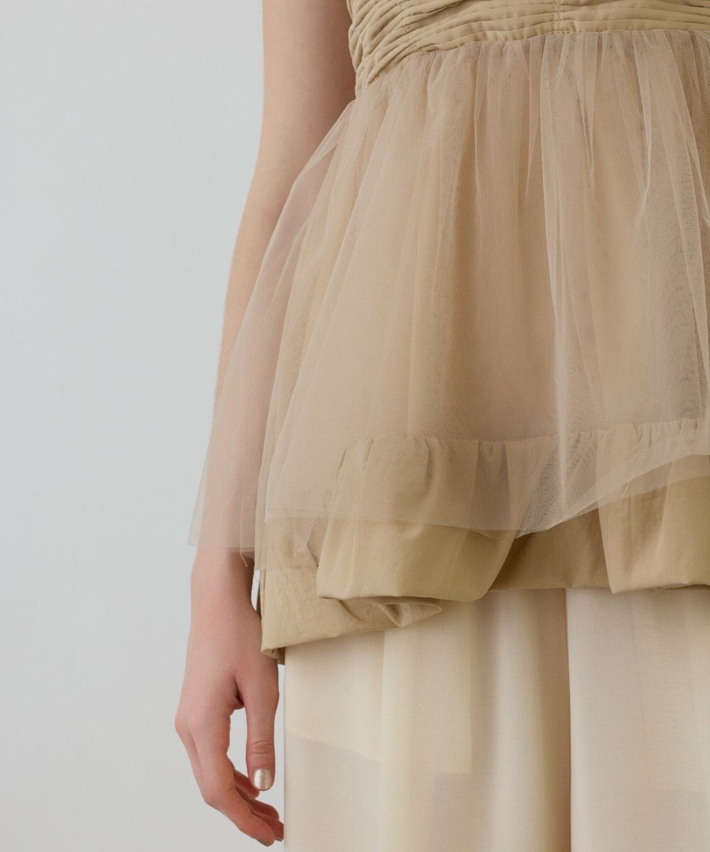 GRACE CONTINENTAL タフタチュールキャミ 