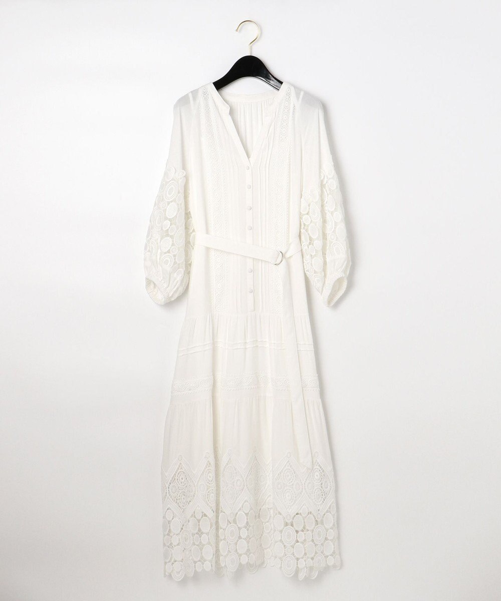 レース切替ワンピース Grace Continental Grace Continental グレースコンチネンタル 通販