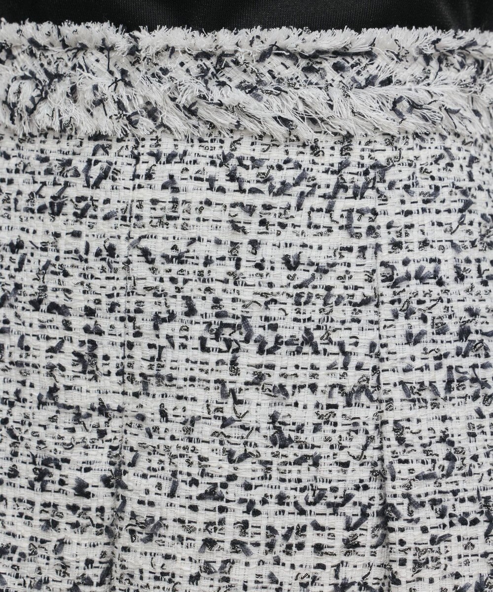 GRACE CONTINENTAL ミックスツイードスカート 