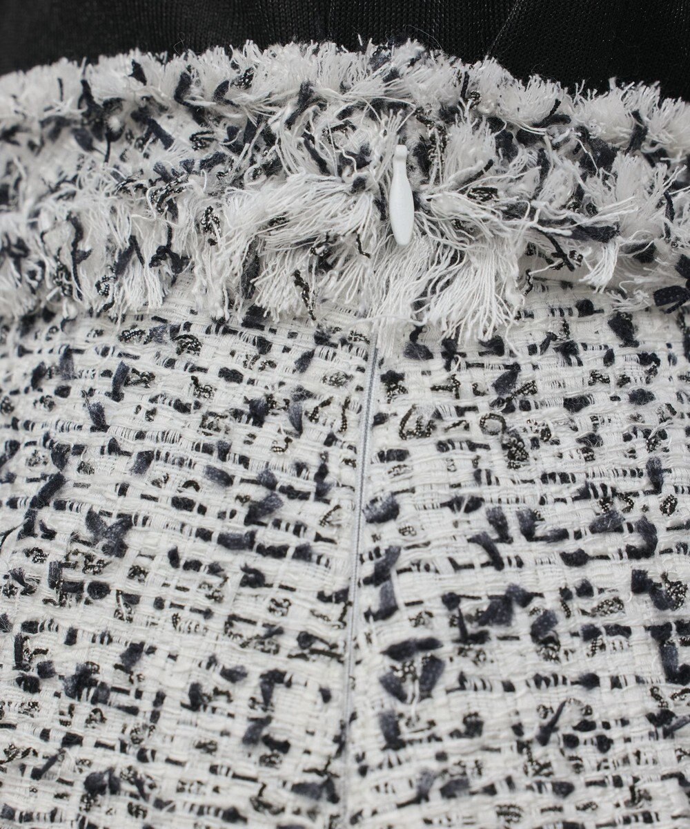 GRACE CONTINENTAL ミックスツイードスカート 