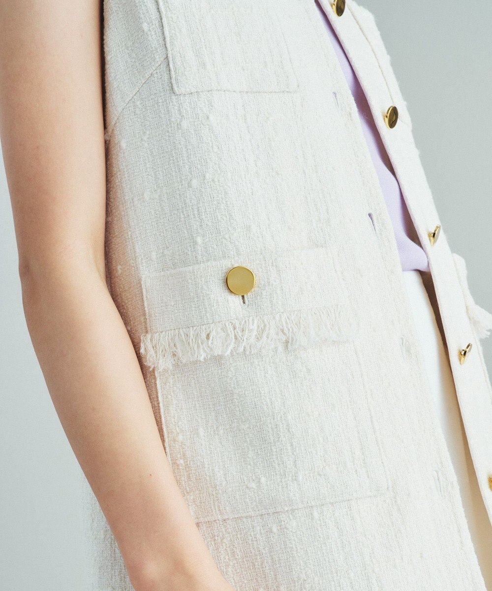 GRACE CONTINENTAL ツイードミニワンピース 