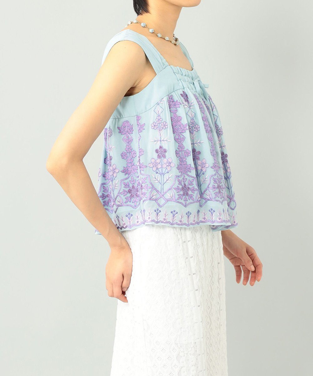 エスニック刺繍ノースリーブ / GRACE CONTINENTAL | GRACE CONTINENTAL