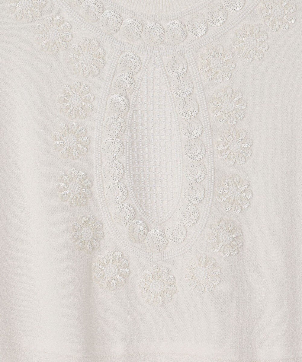 GRACE CONTINENTAL エスニック刺繍ニットワンピース 