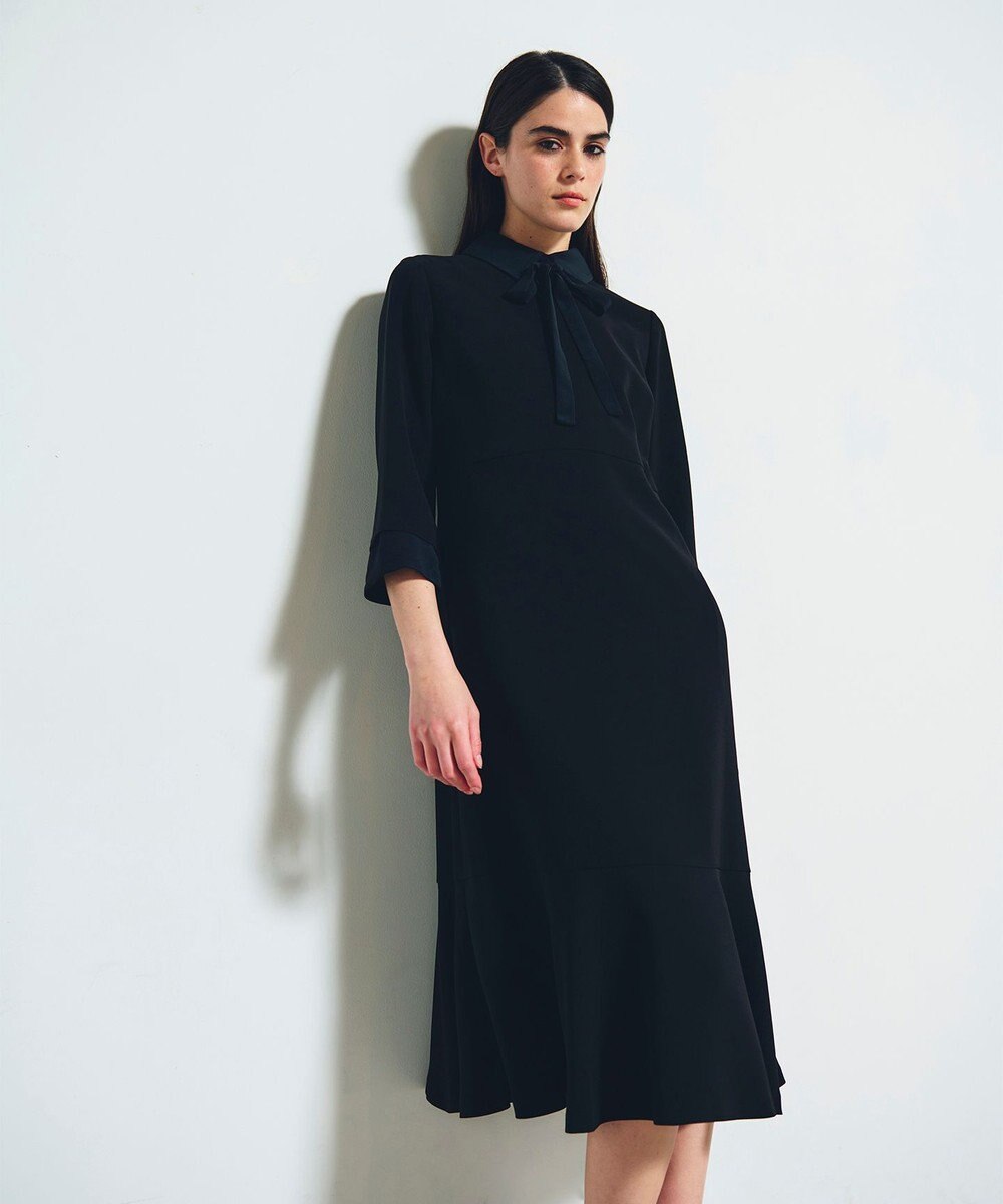 GRACE CONTINENTAL ダブルクロスドレス