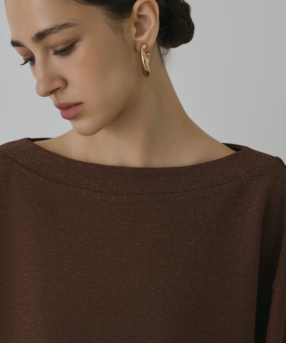 GRACE CONTINENTAL ラメカットトップ 