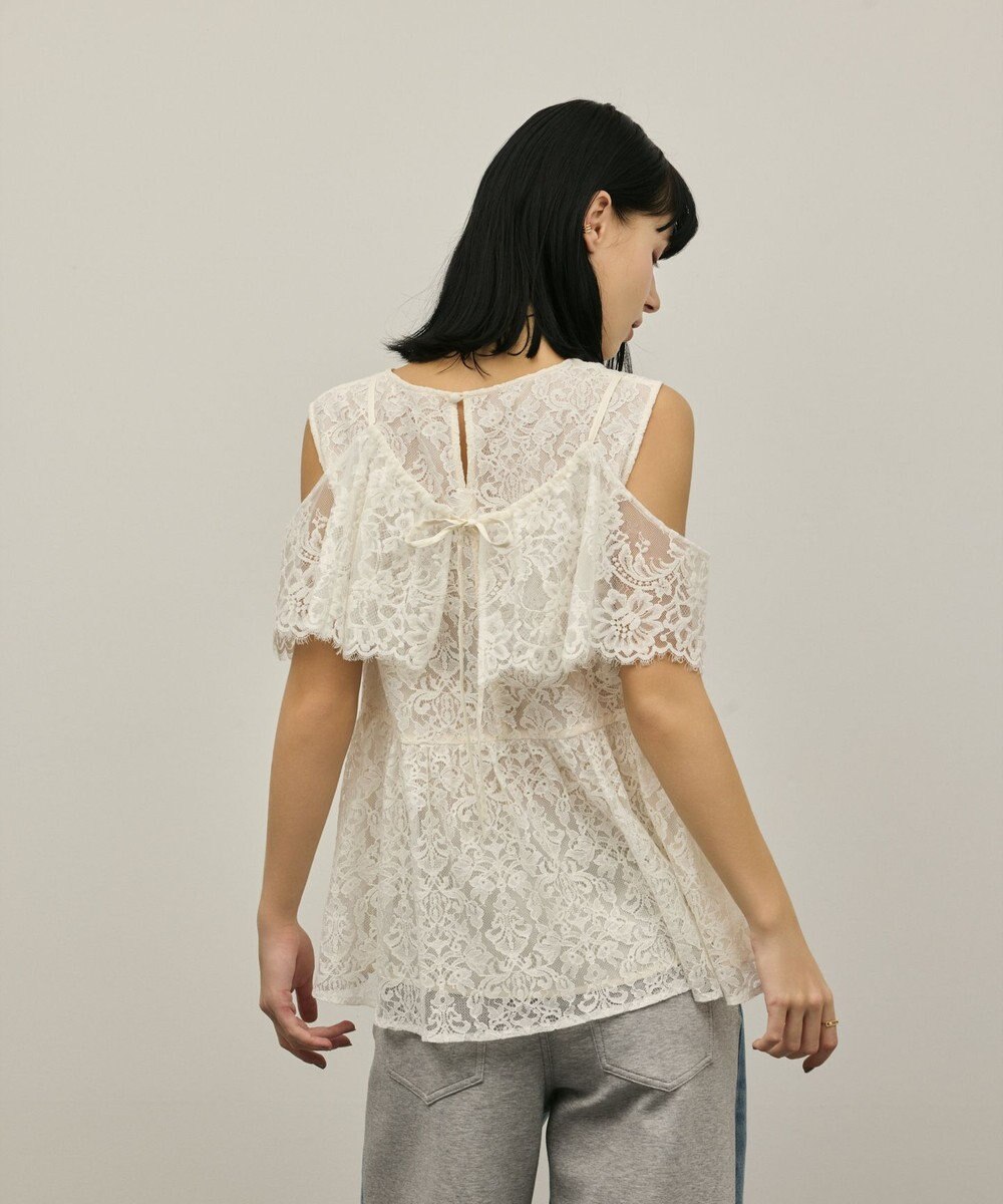 GRACE CONTINENTAL レイヤードレーストップ 