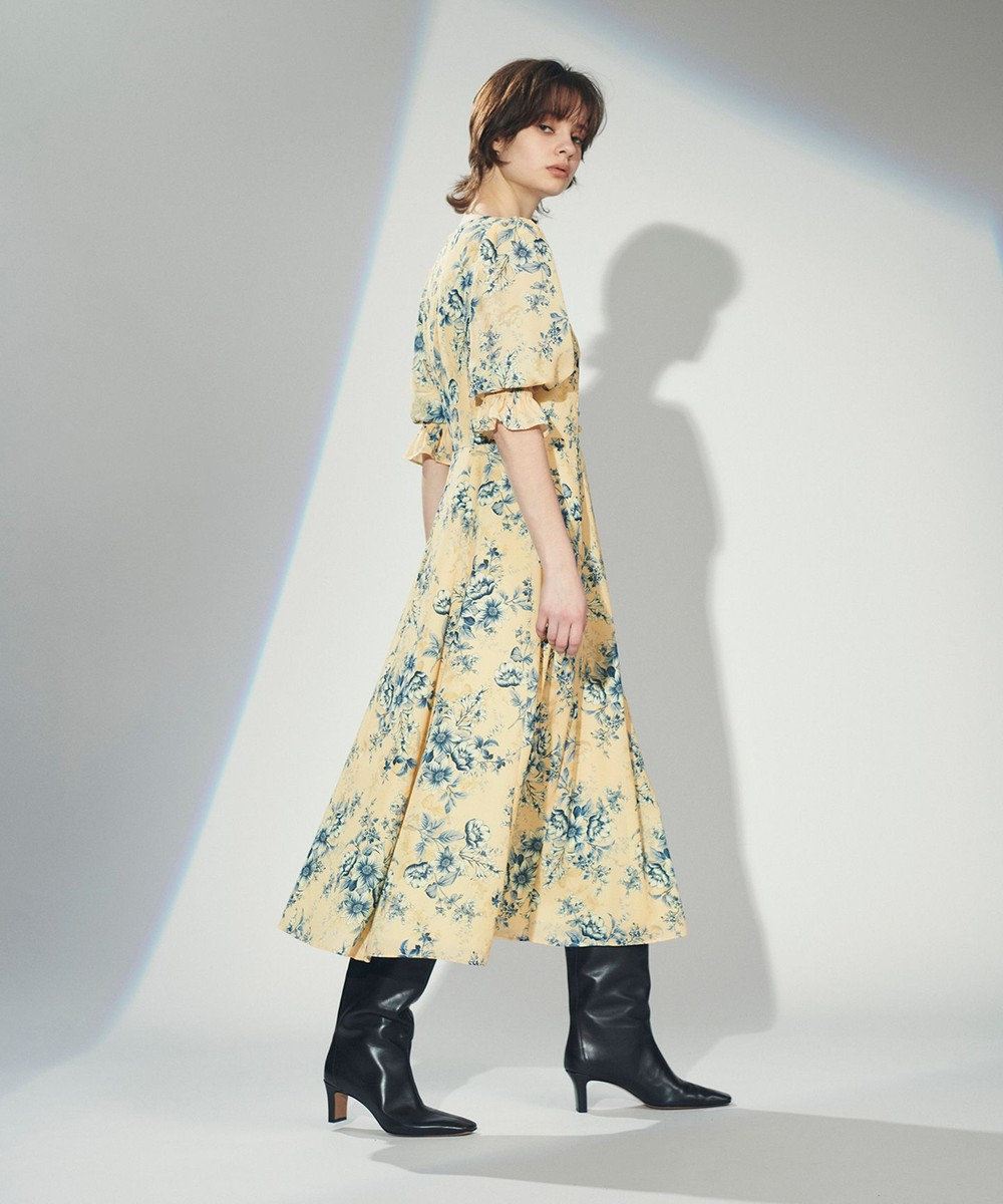 シャドーフラワープリントワンピース / GRACE CONTINENTAL | GRACE シャドーフラワープリントワンピース / GRACE CONTINENTAL | GRACE