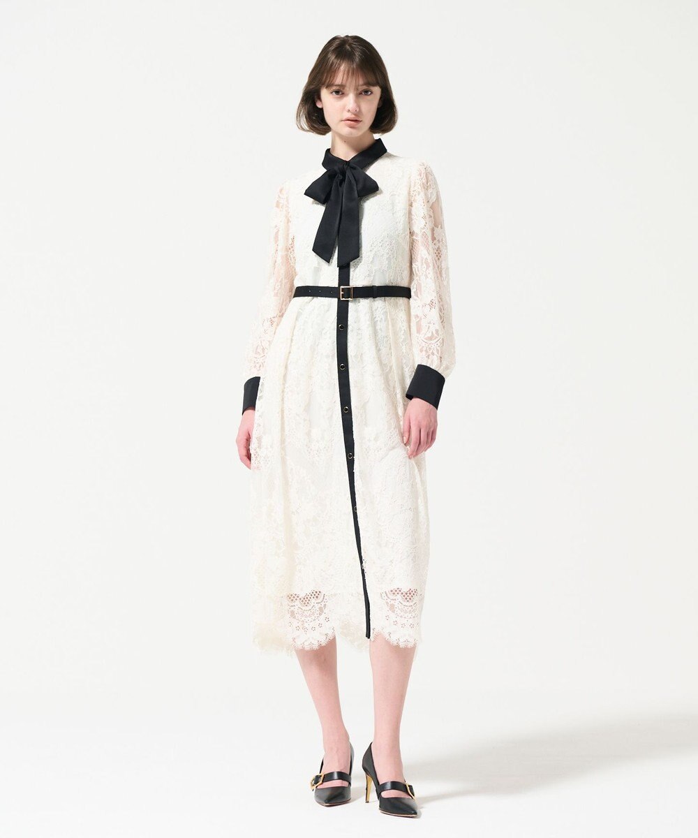 GRACE CONTINENTAL コードレースシャツドレス