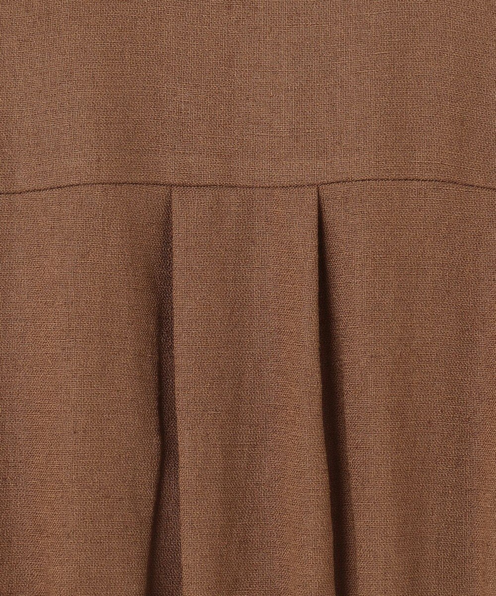 GRACE CONTINENTAL リネンタッチサファリドレス 