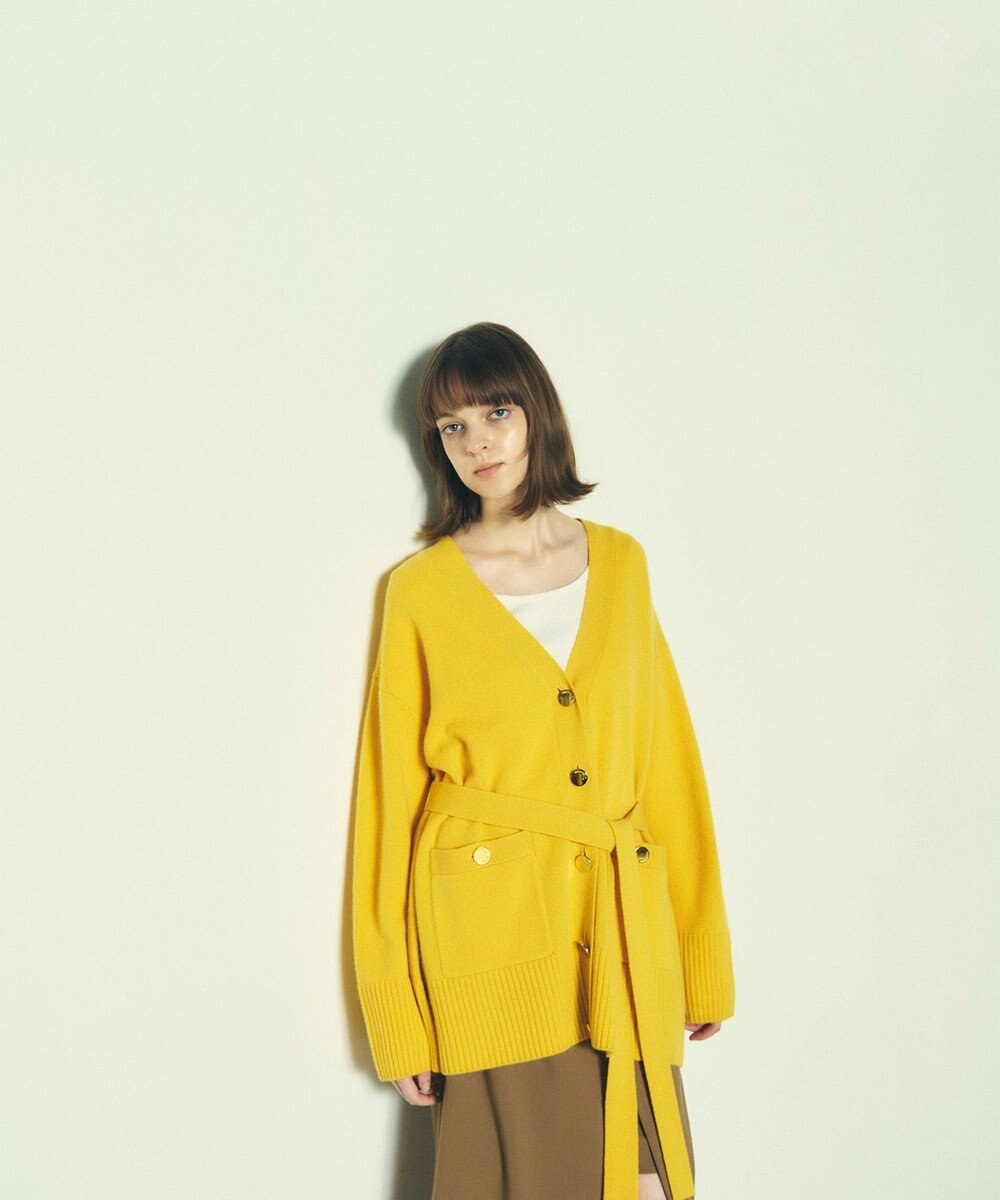 GRACE CONTINENTAL メリノウールニットカーディガン 