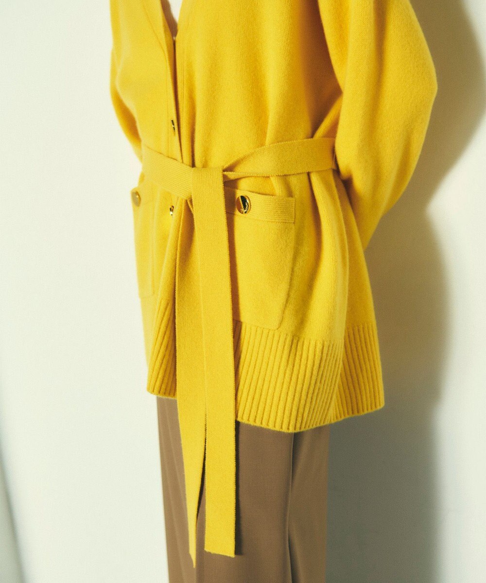 GRACE CONTINENTAL メリノウールニットカーディガン 