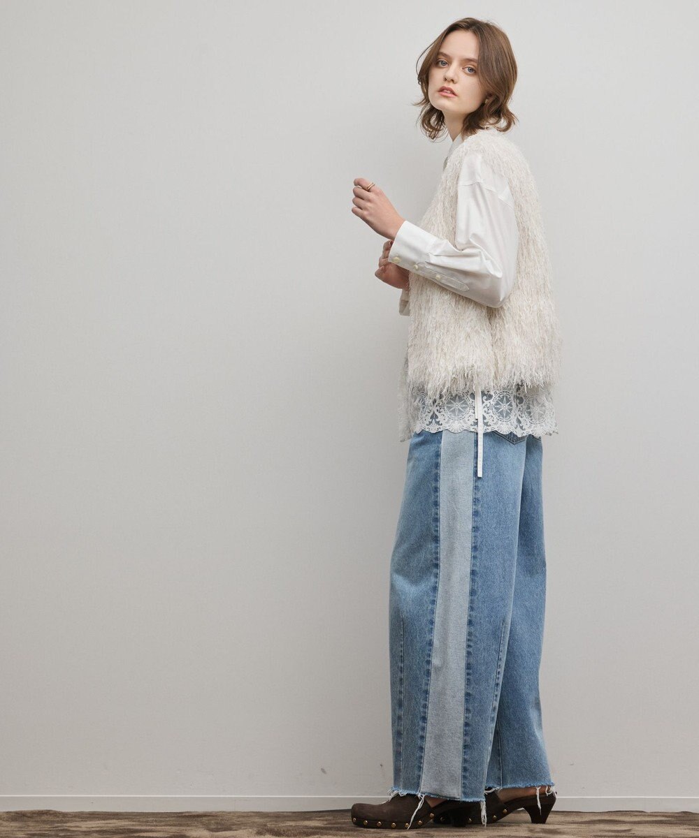 GRACE CONTINENTAL フリンジベスト 