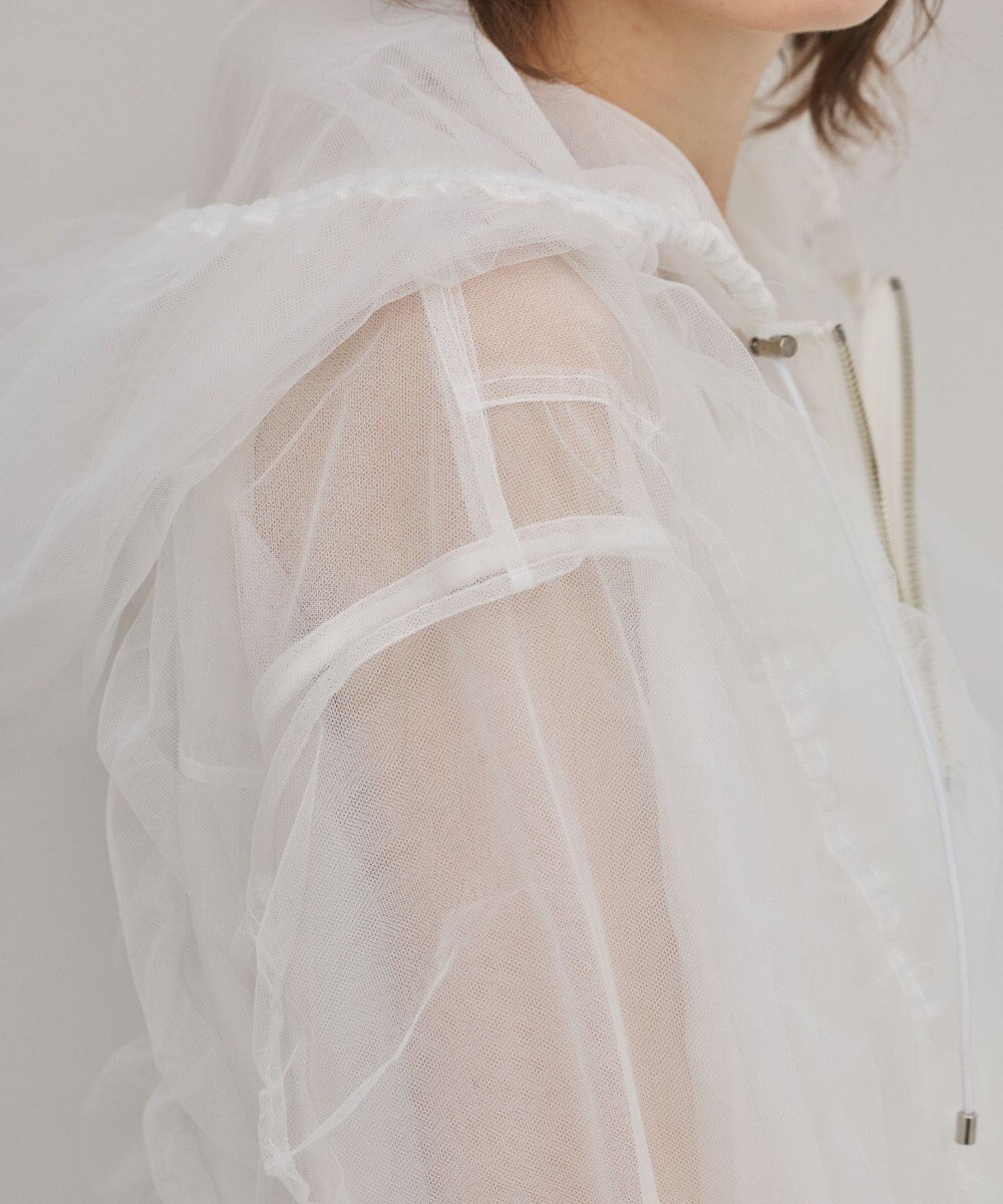 GRACE CONTINENTAL チュールパーカー 