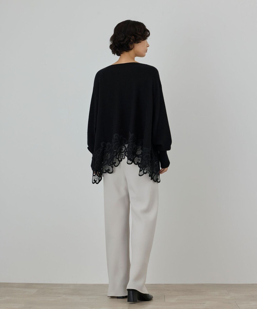 GRACE CONTINENTAL ヘムレースニットトップ 