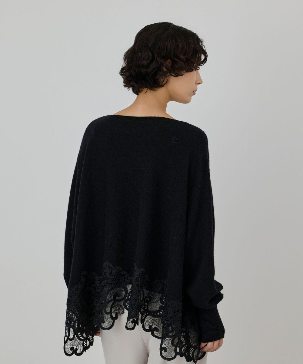 GRACE CONTINENTAL ヘムレースニットトップ 