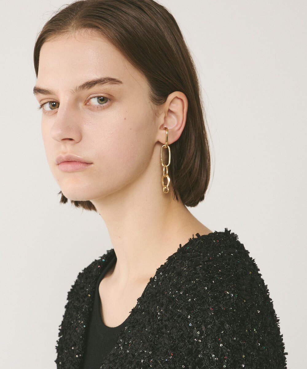 GRACE CONTINENTAL チェーンデザインイヤーカフ 