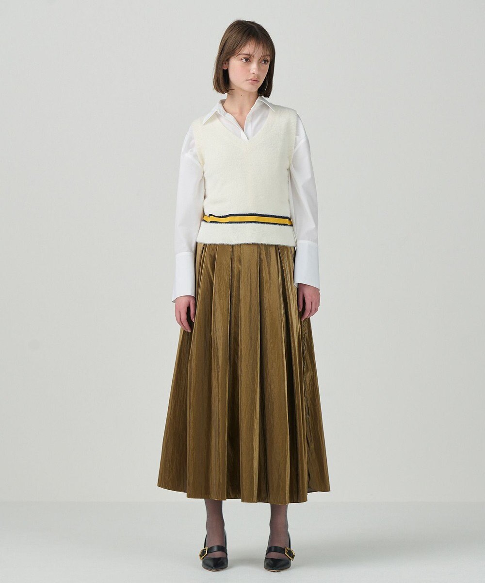 GRACE CONTINENTAL タックロングスカート