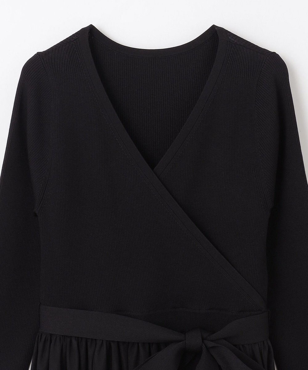 GRACE CONTINENTAL チュールコンビニットワンピース 