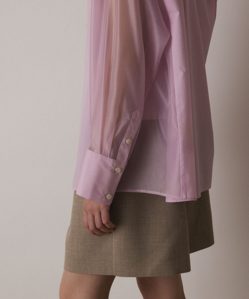 GRACE CONTINENTAL シアーコンビオーバーシャツ 