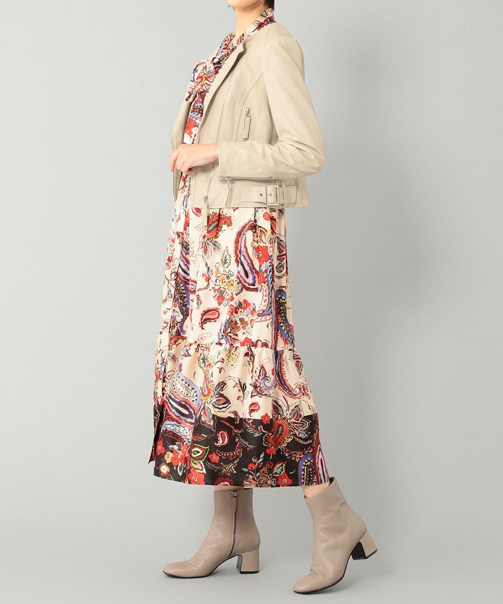 GRACE CONTINENTAL レースアップライダースジャケット 