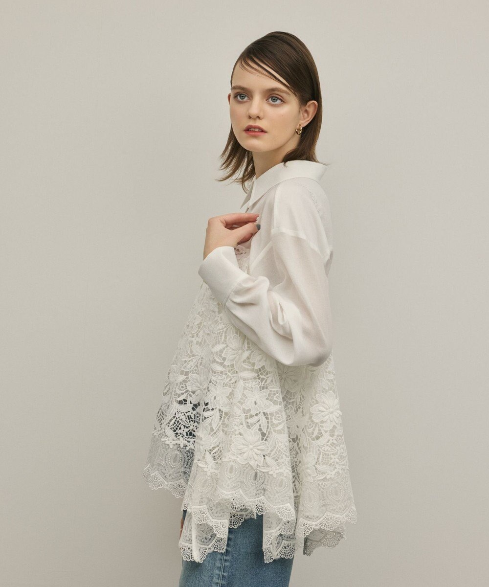 GRACE CONTINENTAL フラワーレースキャミソール 