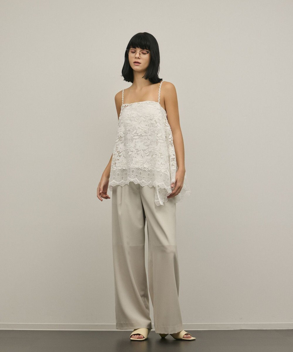 GRACE CONTINENTAL フラワーレースキャミソール 