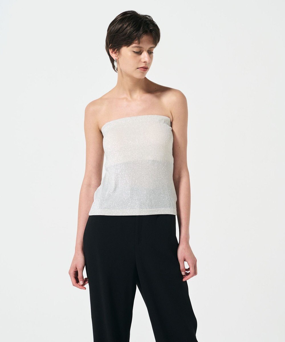 GRACE CONTINENTAL ラメベアトップ 