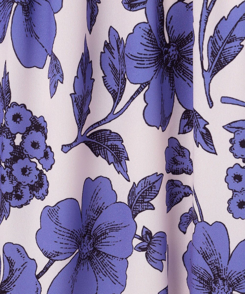 GRACE CONTINENTAL フラワープリントティアードワンピース 