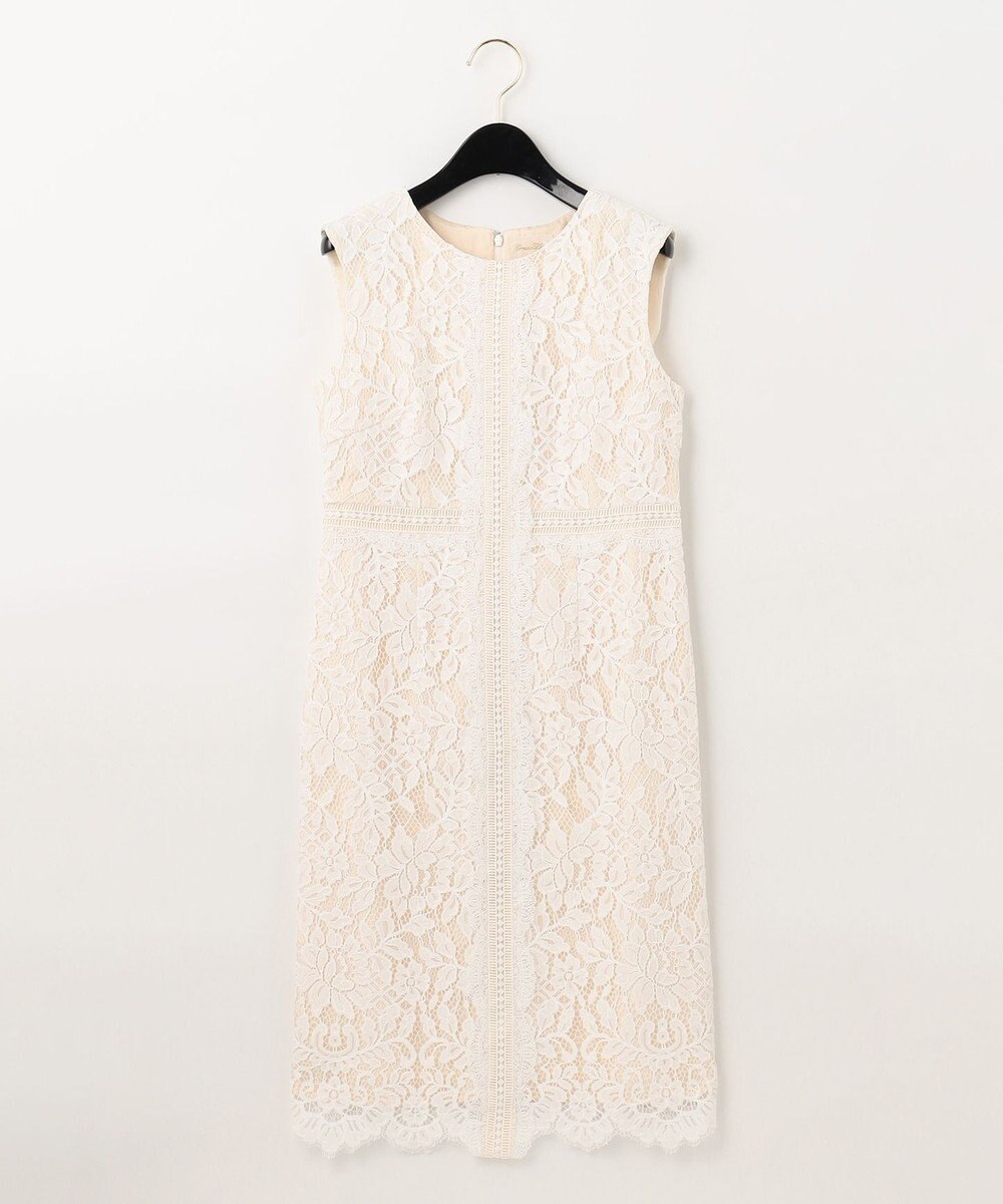 GRACE CONTINENTAL レースタイトドレス