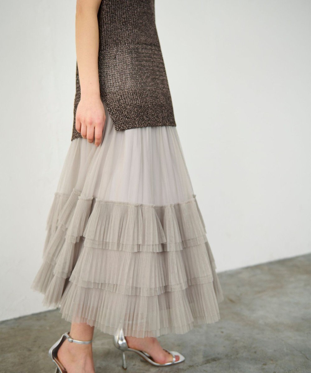 GRACE CONTINENTAL ボリュームチュールスカート 